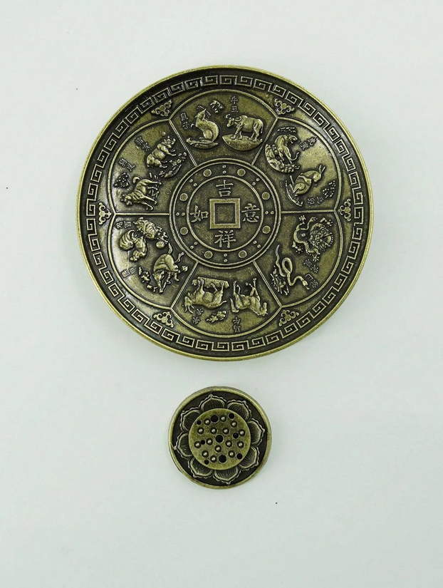 Chinese Zodiac Incense Stick Plate