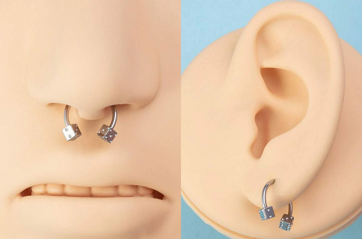 Dice Nose Or Ear Ring