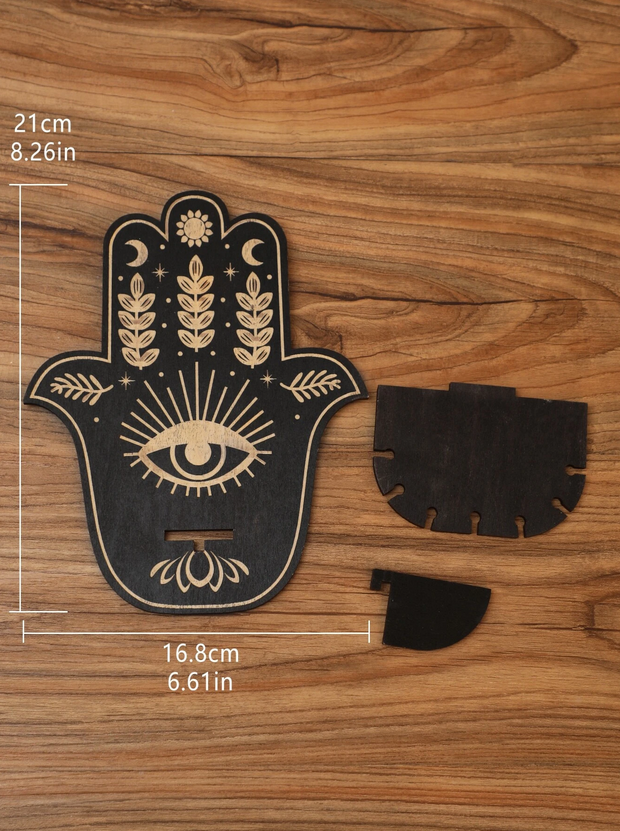 8" Hamsa Hand Mini Wall Shelf