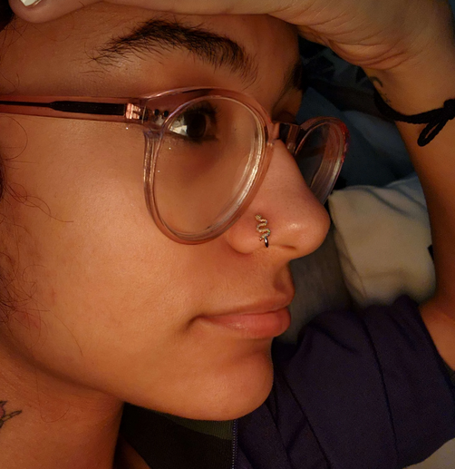 Clip-On Silver Serpent Nose Ring