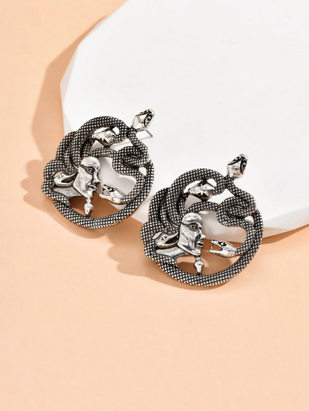Medusa Goth Earring