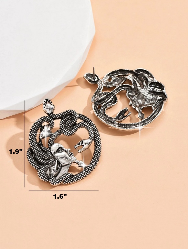 Medusa Goth Earring