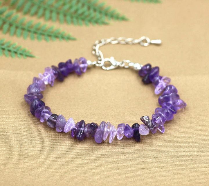 Top Grade Natural Amethyst Bead Bracelet