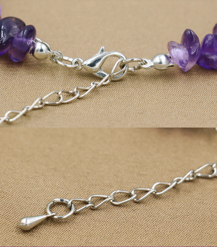 Top Grade Natural Amethyst Bead Bracelet