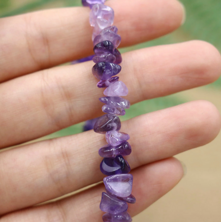 Top Grade Natural Amethyst Bead Bracelet