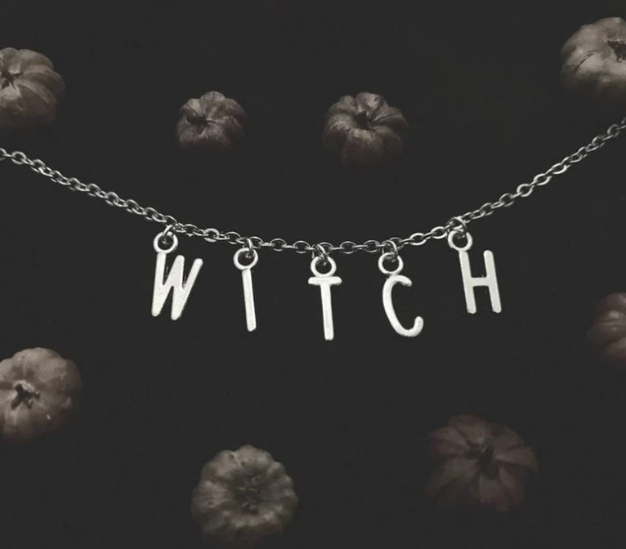 Witch Letter Necklace