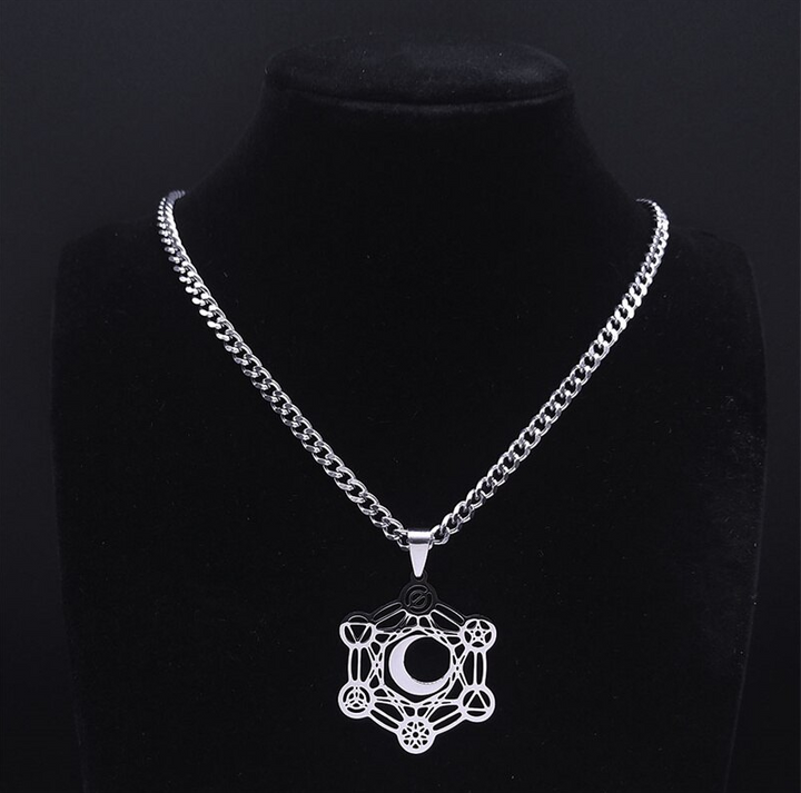Archangel of Metatron Sacred Geometry Symbol Necklace