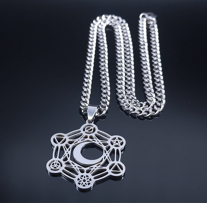 Archangel of Metatron Sacred Geometry Symbol Necklace