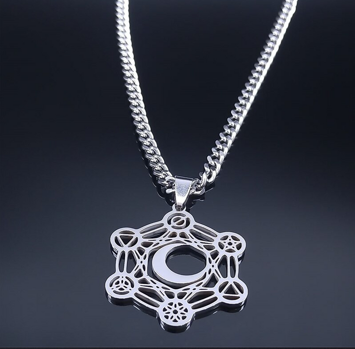 Archangel of Metatron Sacred Geometry Symbol Necklace