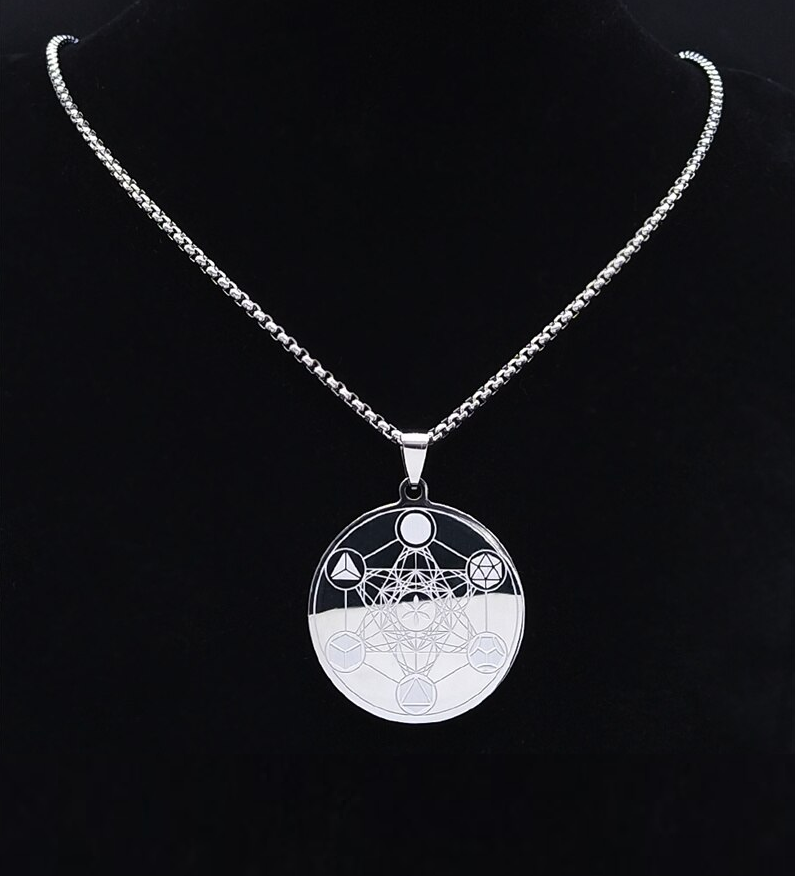 Archangel of Metatron Sacred Geometry Symbol Necklace - 2