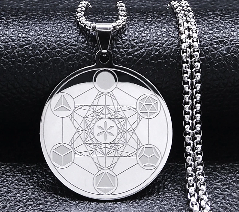 Archangel of Metatron Sacred Geometry Symbol Necklace - 2