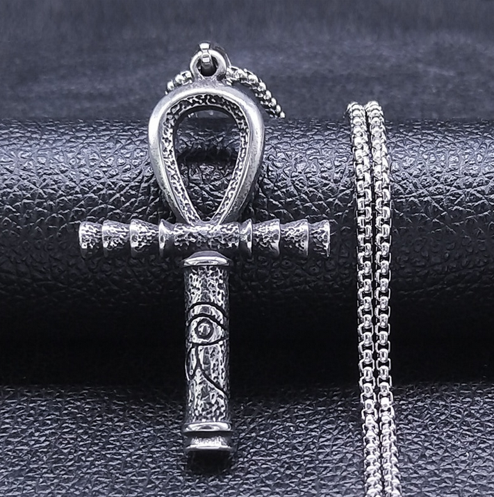 Ancient Egyptian Ankh Cross Key of Life Necklace