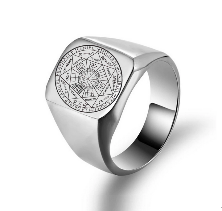 The Seals of The Seven Archangels Ring