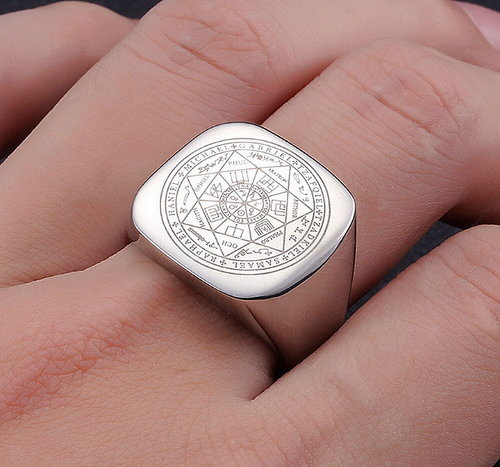 The Seals of The Seven Archangels Ring