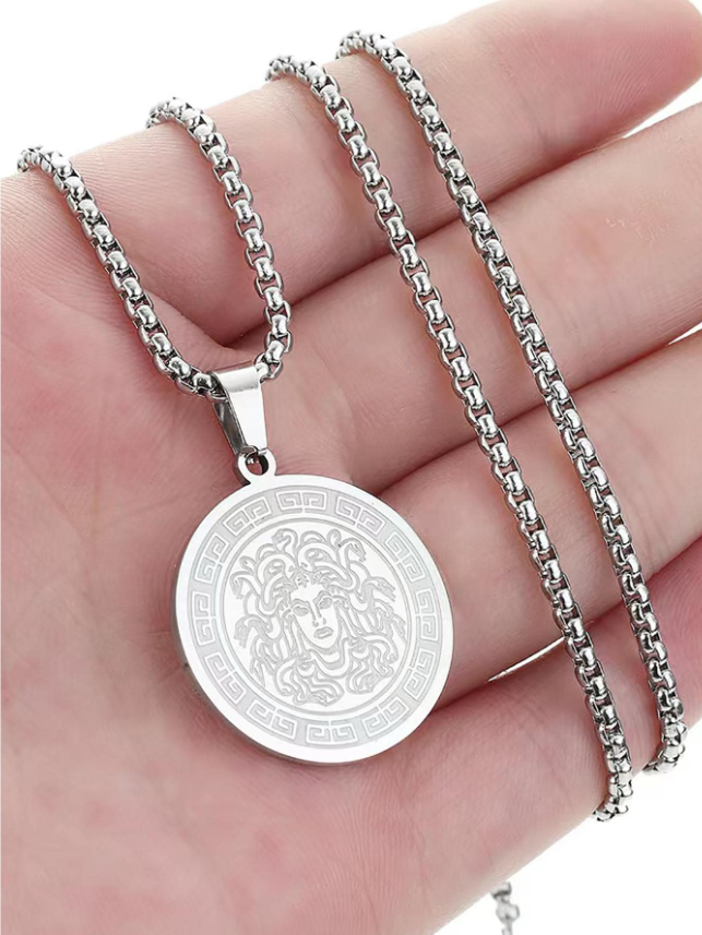Medusa Stainless Steel Necklace