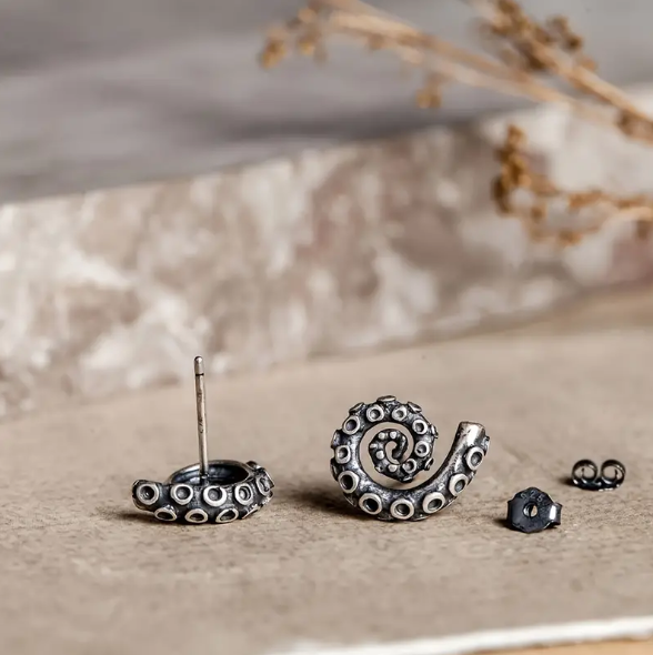 Octopus Tentacles Earrings #1
