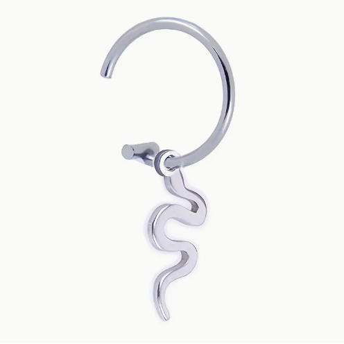 Non-Pierced Serpent Lip Ring
