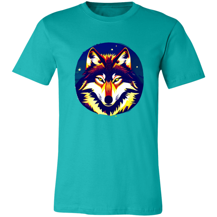 Abstract Night Wolf -  Unisex T-Shirt