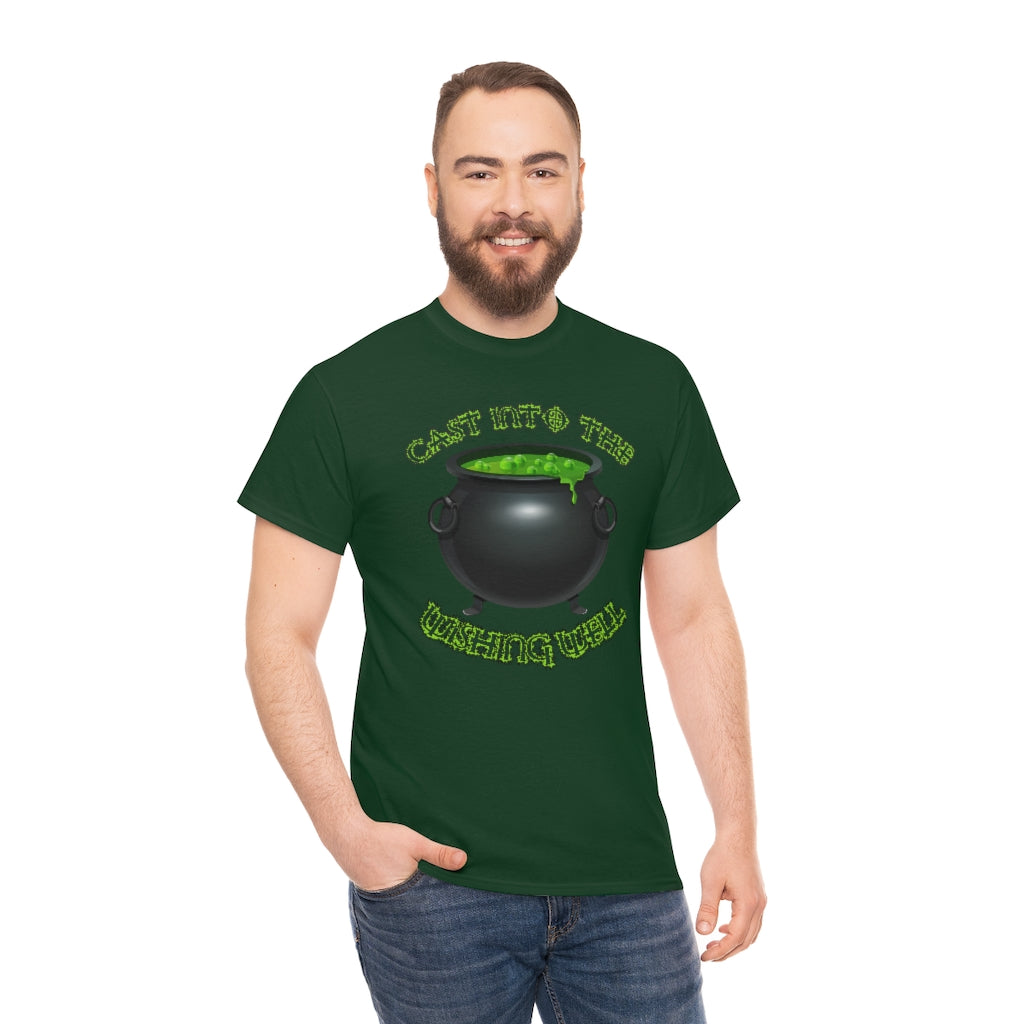 Cast Into the Wishing Well - Unisex Heavy Cotton Tee