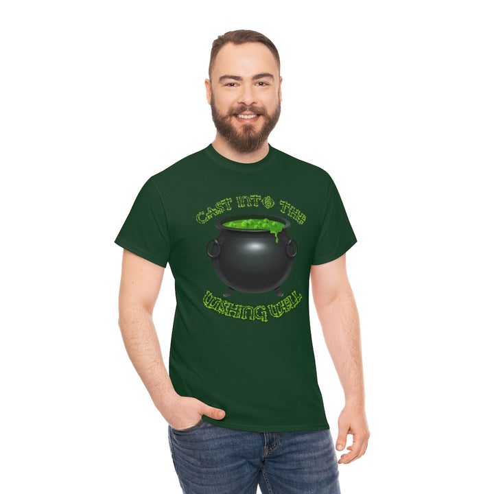 Cast Into the Wishing Well - Unisex Heavy Cotton Tee