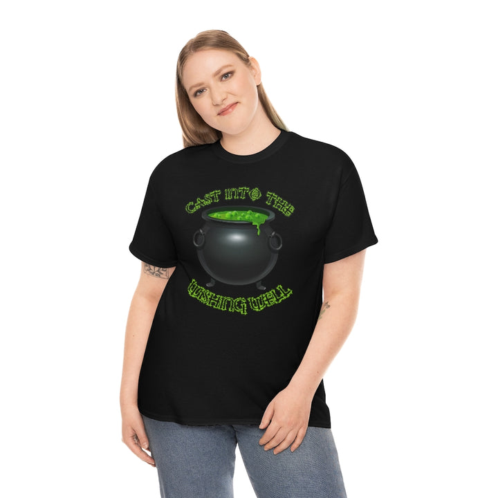 Cast Into the Wishing Well - Unisex Heavy Cotton Tee
