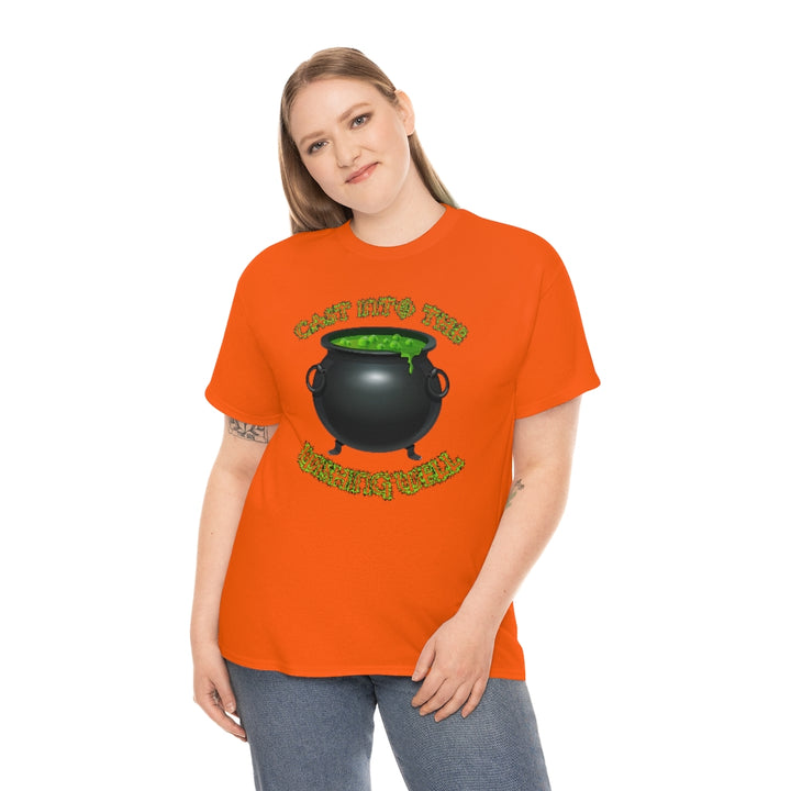 Cast Into the Wishing Well - Unisex Heavy Cotton Tee