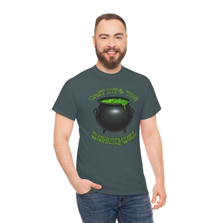 Cast Into the Wishing Well - Unisex Heavy Cotton Tee