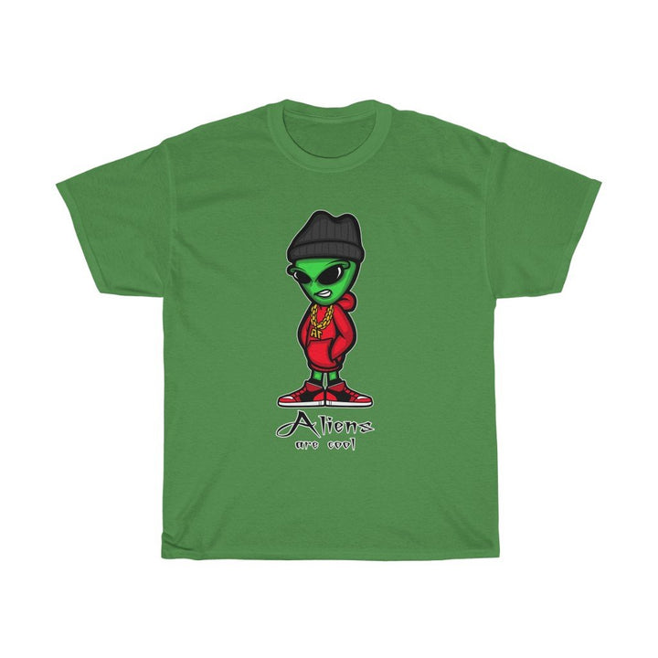 Aliens Are Cool - Unisex Heavy Cotton Tee