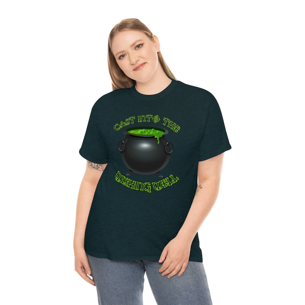 Cast Into the Wishing Well - Unisex Heavy Cotton Tee