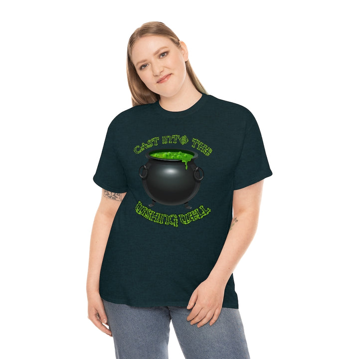 Cast Into the Wishing Well - Unisex Heavy Cotton Tee