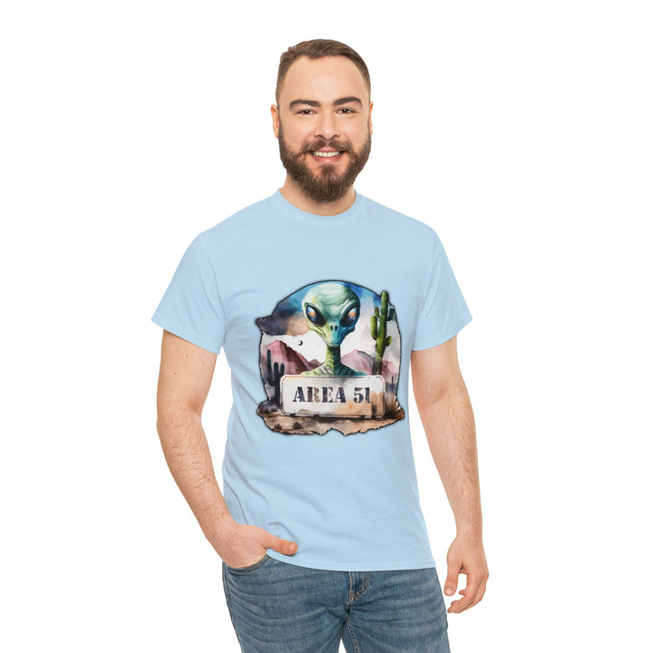 Area 51 Abstract - Unisex Heavy Cotton Tee