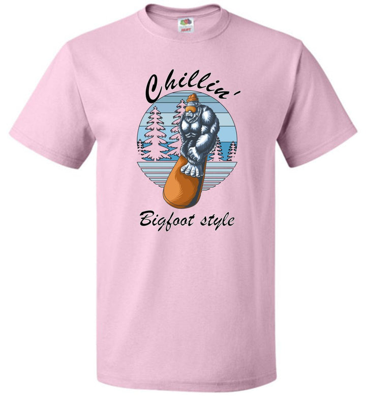 Chillin' Bigfoot Style - (Sm-6XL) Tee