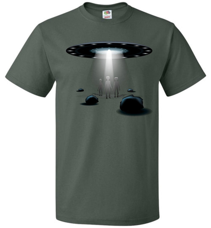 UFO W/ Aliens - Unisex (Sm-6XL) T-Shirt