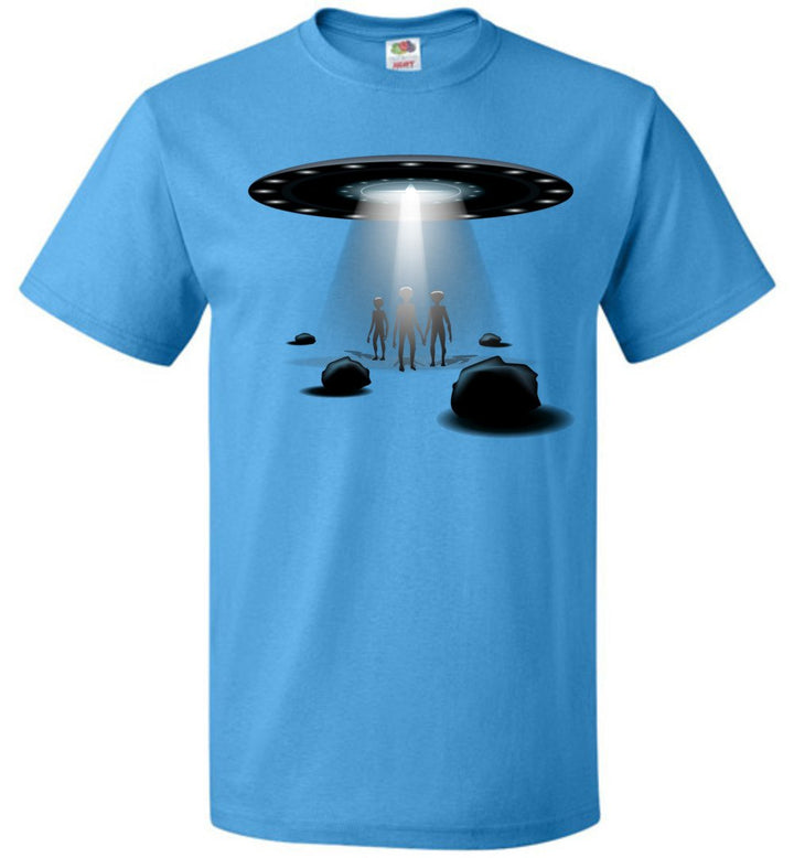 UFO W/ Aliens - Unisex (Sm-6XL) T-Shirt