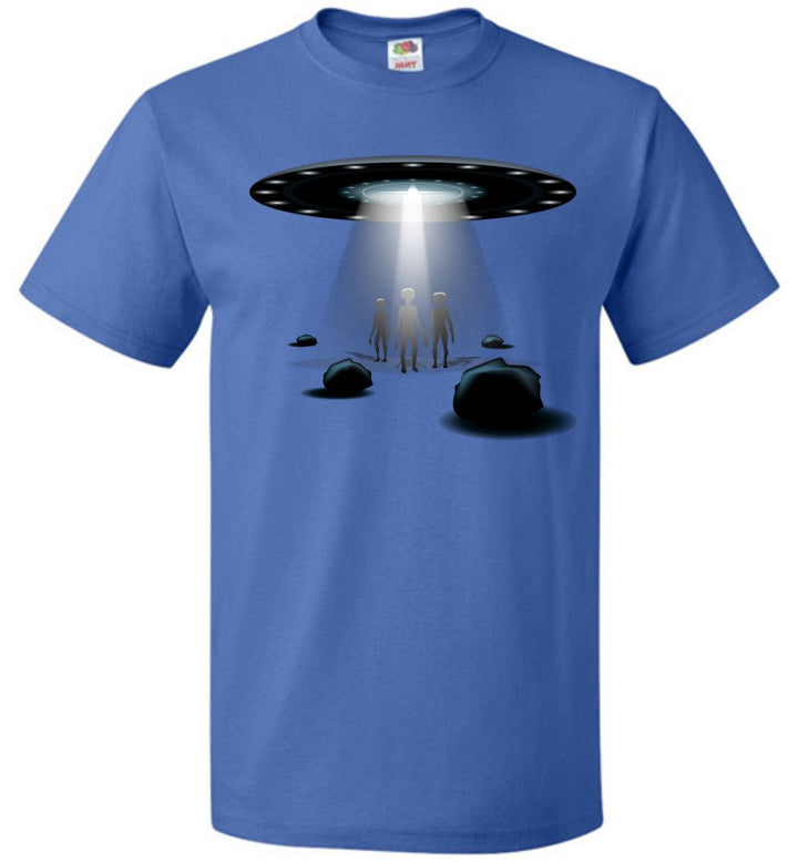 UFO W/ Aliens - Unisex (Sm-6XL) T-Shirt