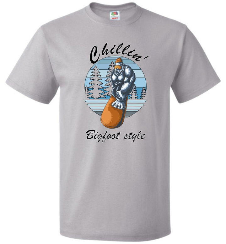 Chillin' Bigfoot Style - (Sm-6XL) Tee
