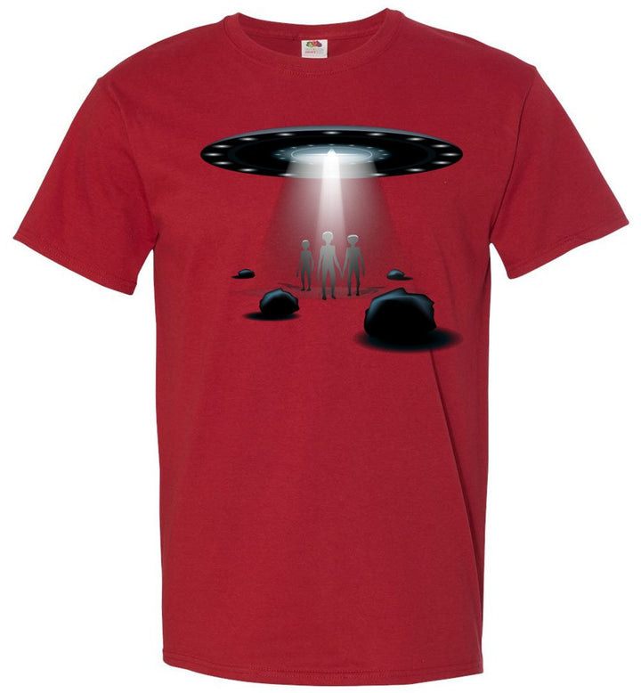 UFO W/ Aliens - Unisex (Sm-6XL) T-Shirt