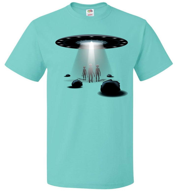 UFO W/ Aliens - Unisex (Sm-6XL) T-Shirt