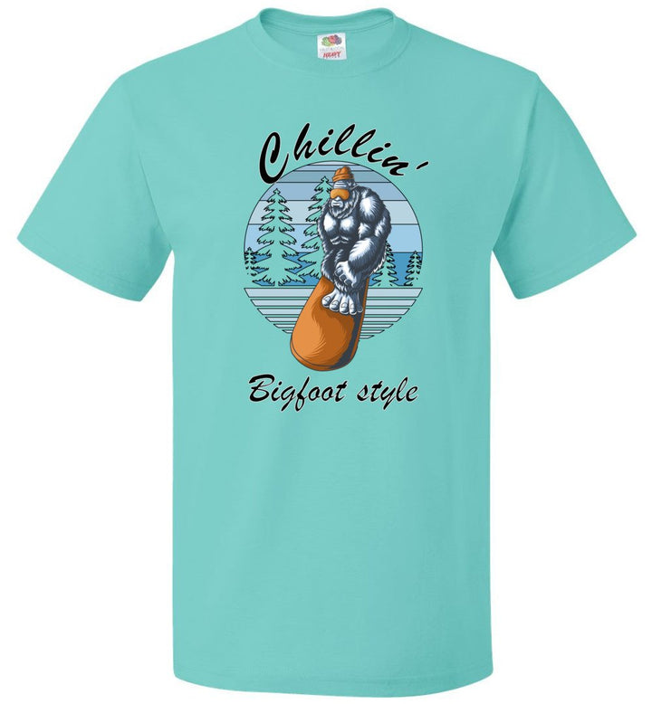 Chillin' Bigfoot Style - (Sm-6XL) Tee