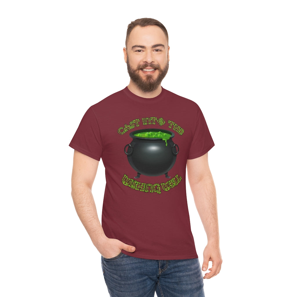 Cast Into the Wishing Well - Unisex Heavy Cotton Tee