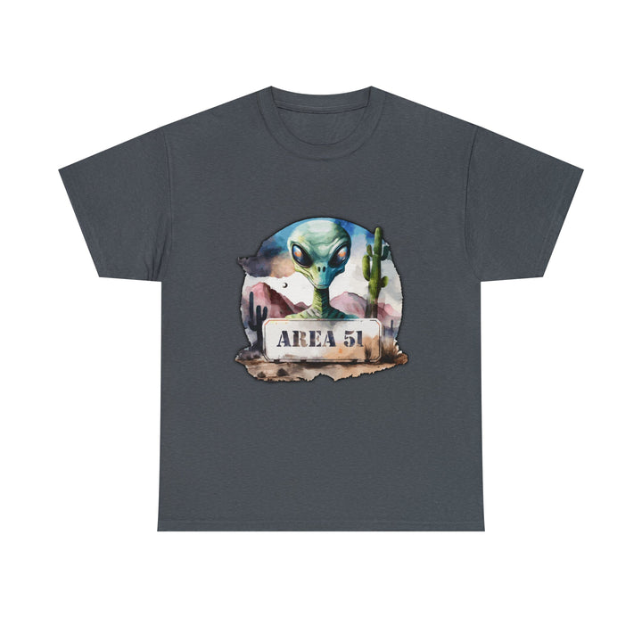 Area 51 Abstract - Unisex Heavy Cotton Tee