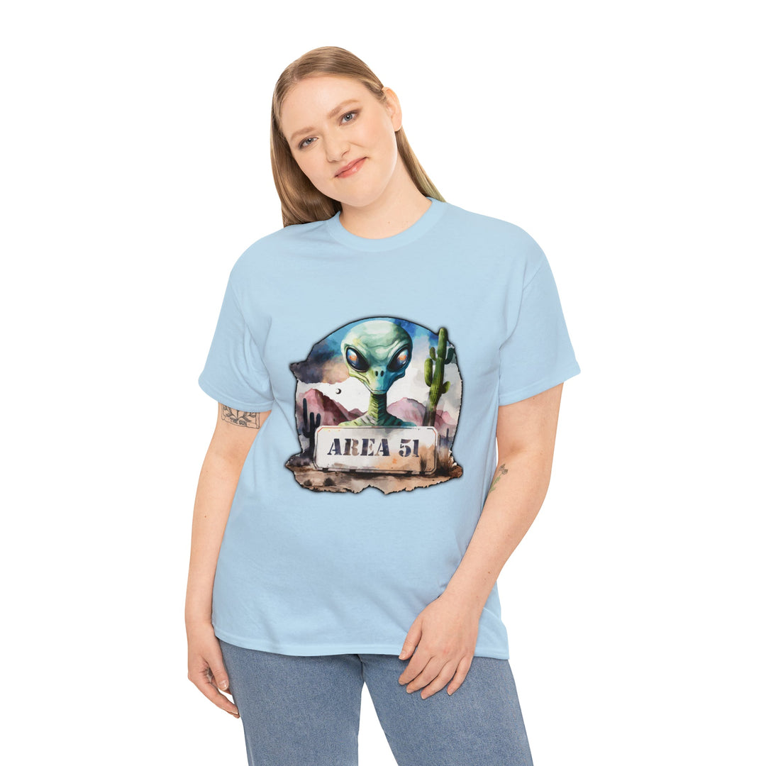 Area 51 Abstract - Unisex Heavy Cotton Tee