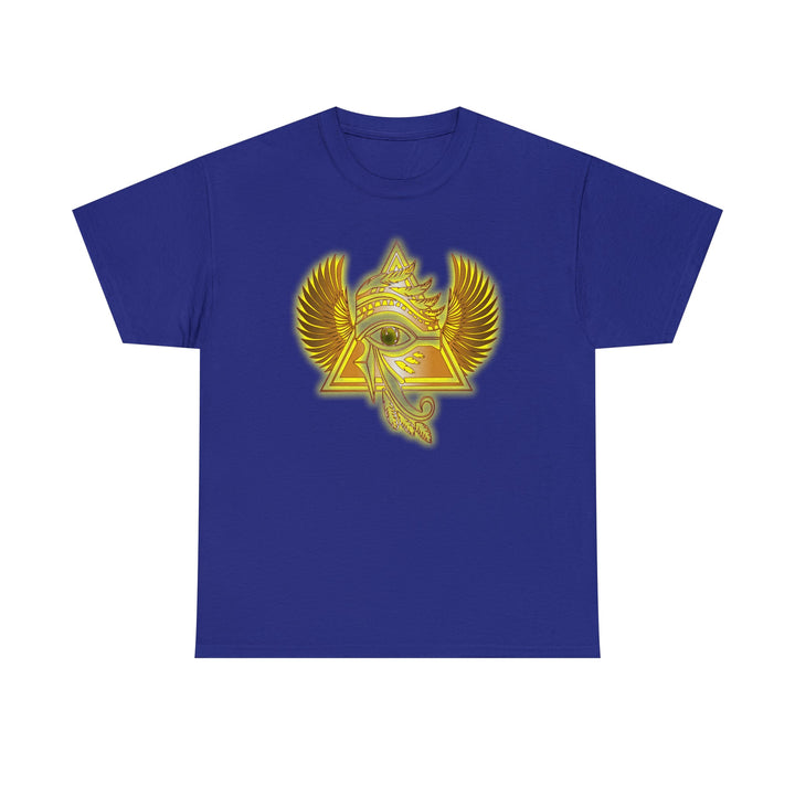 Egyptian Pyramid All-Seeing-Eye - Unisex Heavy Cotton Tee