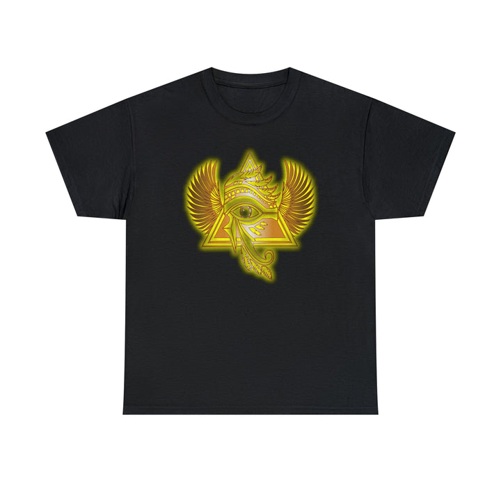 Egyptian Pyramid All-Seeing-Eye - Unisex Heavy Cotton Tee