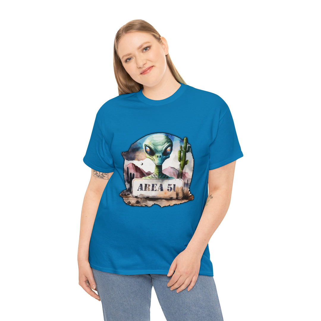 Area 51 Abstract - Unisex Heavy Cotton Tee