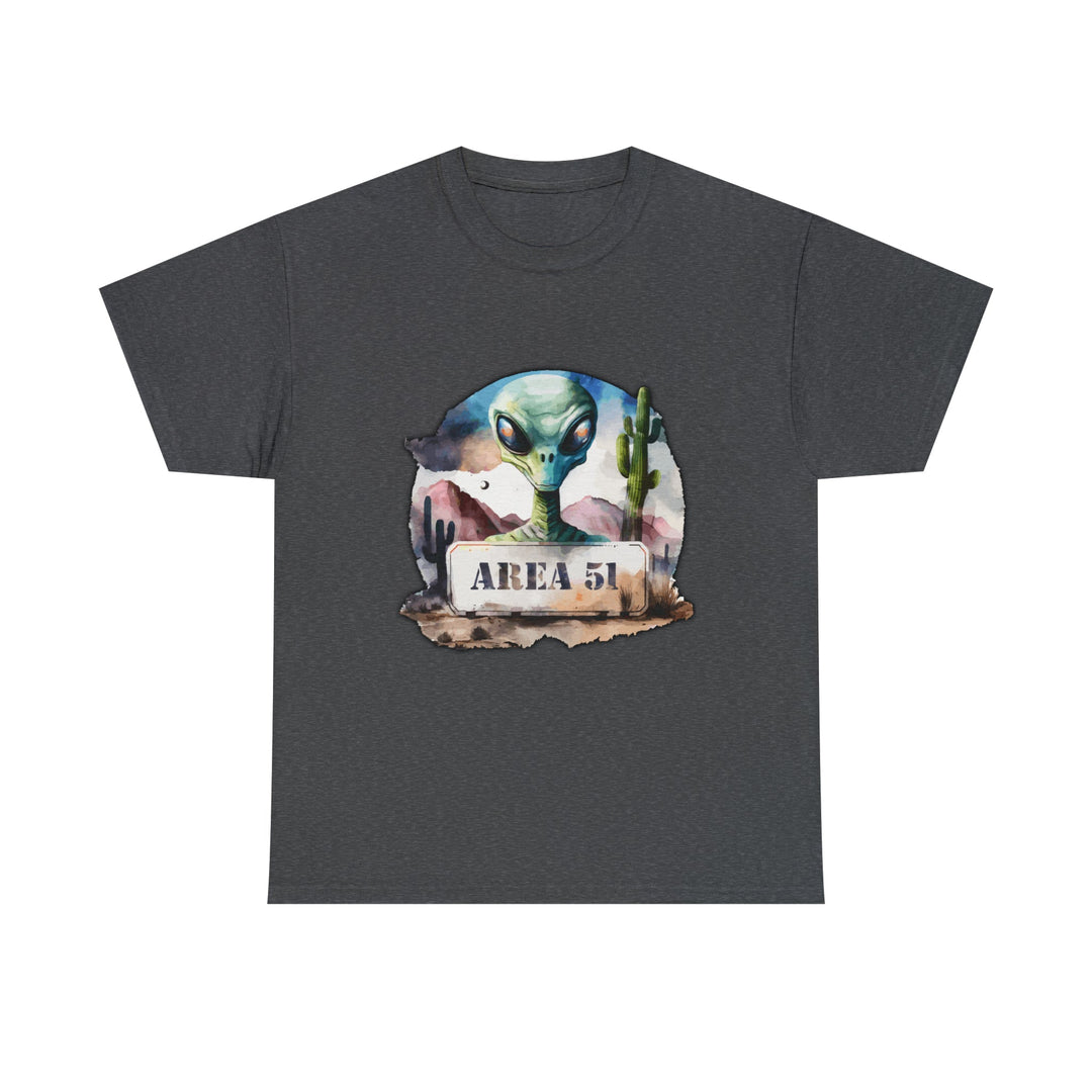 Area 51 Abstract - Unisex Heavy Cotton Tee