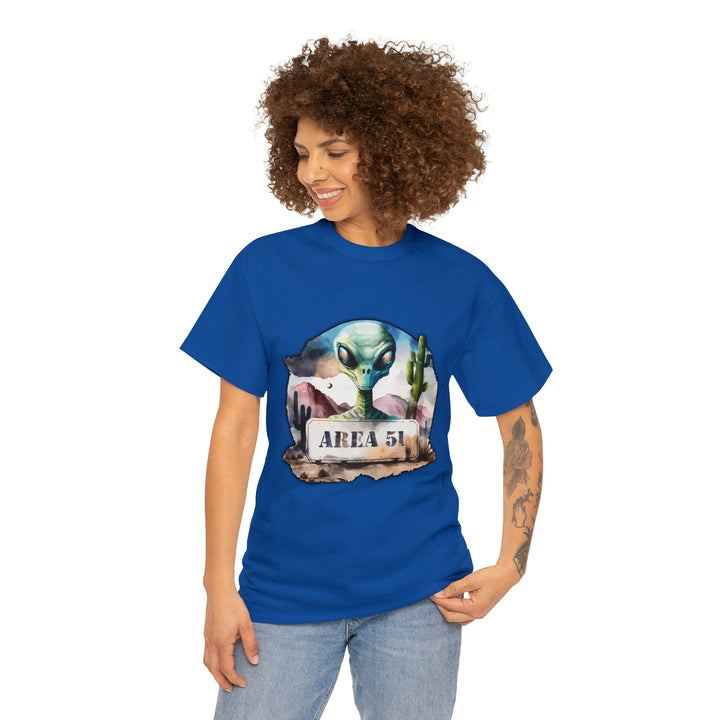 Area 51 Abstract - Unisex Heavy Cotton Tee
