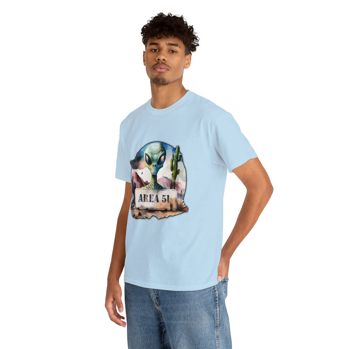 Area 51 Abstract - Unisex Heavy Cotton Tee