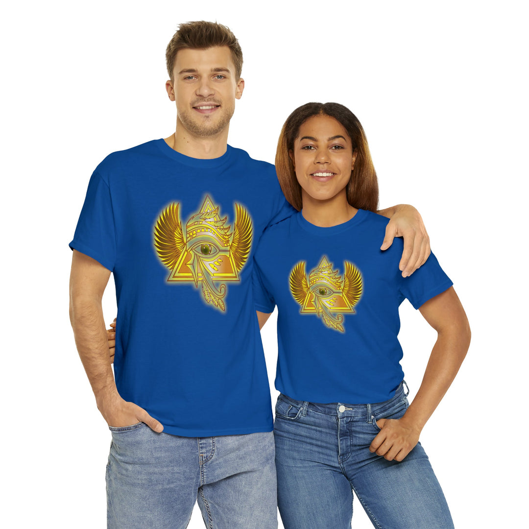 Egyptian Pyramid All-Seeing-Eye - Unisex Heavy Cotton Tee