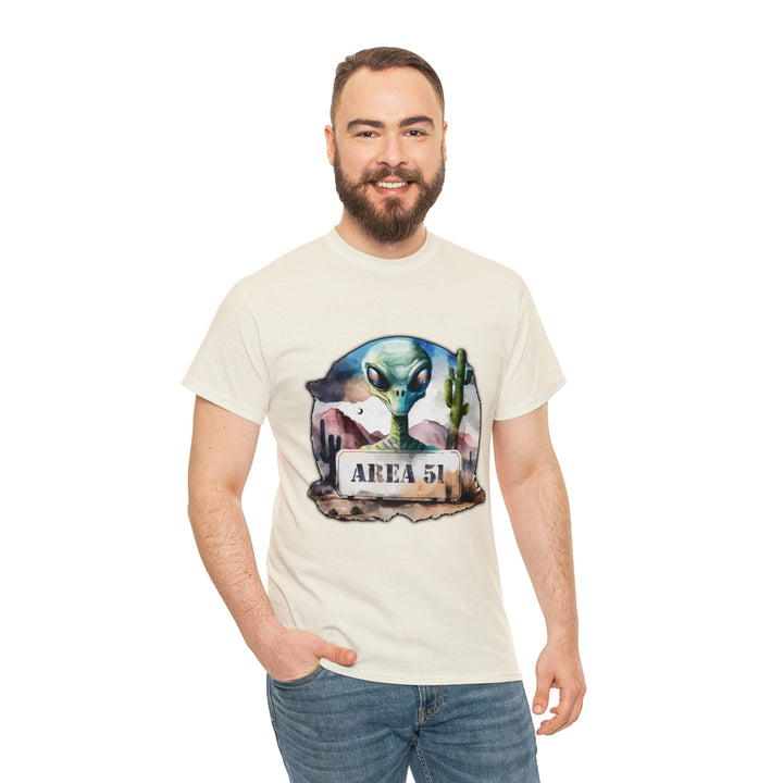 Area 51 Abstract - Unisex Heavy Cotton Tee